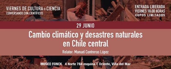 Cambio climático y desastres naturales en Chile Central